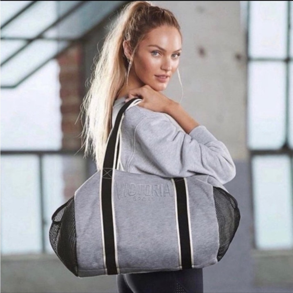VICTORIA'S SECRET SPORT Fleece Duffle Bag